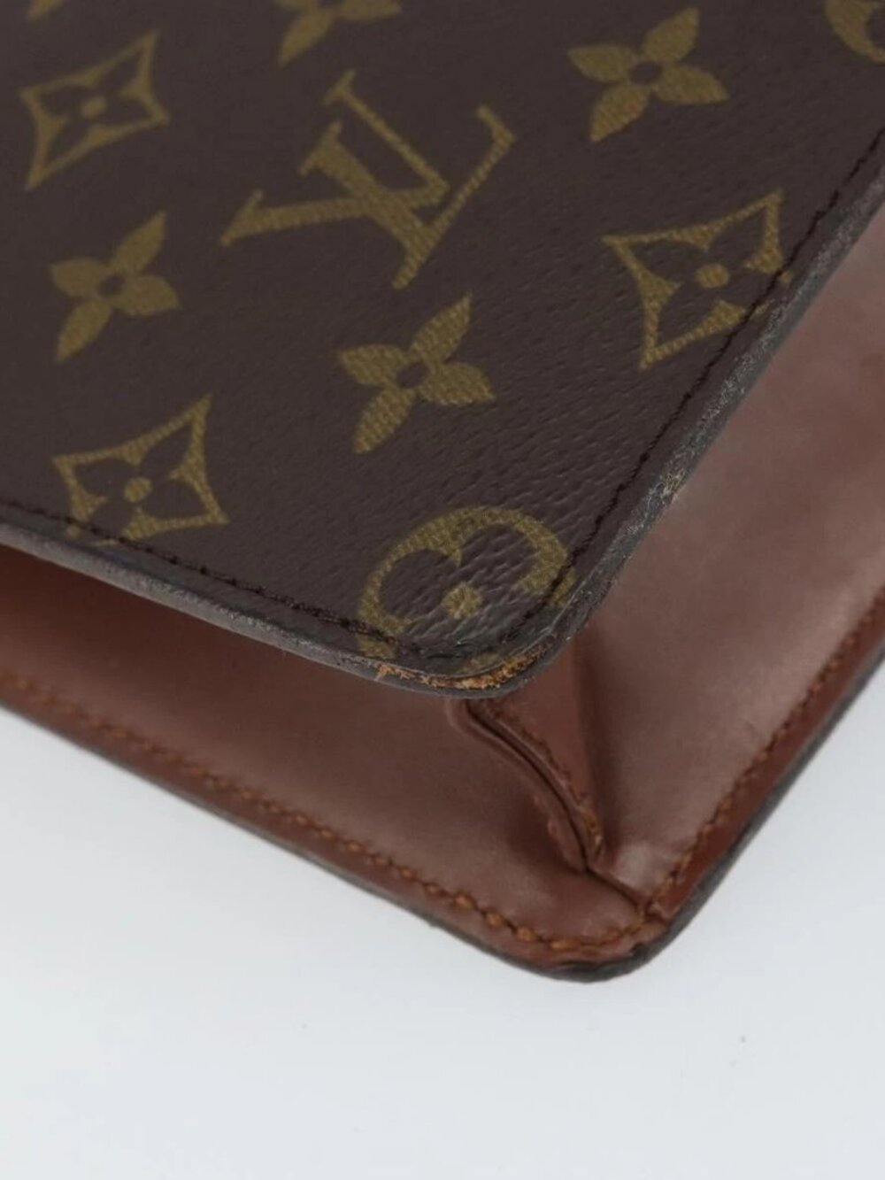 LOUIS VUITTON Monogram Pochette Homme Clutch Bag M51795 LV Auth bs32262 - Picture 4 of 16